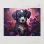 Carte Postale Chien Ensoleillé ポストカード (正面)