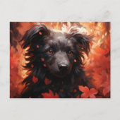 Carte Postale Chien Flamboyant ポストカード (正面)