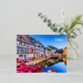 carte postale "Colmar" France 箔シーズンポストカード (立ち正面)