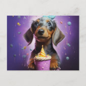 Carte postale Cuddles and Puppy Paws ポストカード (正面)