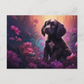 Carte postale Cuddly Canine ポストカード (正面)