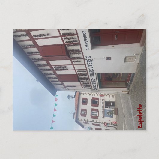 Carte postale d’Espelette ポストカード (正面)