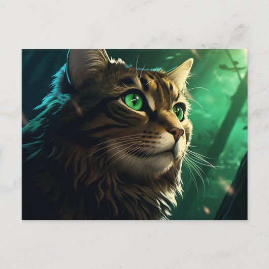 Carte postale Elusive Felines ポストカード (正面)