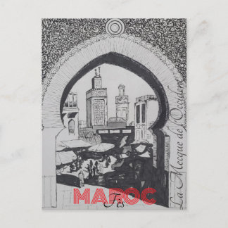 Carte Postale Fès Maroc ポストカード