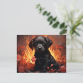 Carte Postale Feuillage Floral ポストカード (スタンド正面)