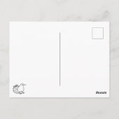 Carte postale Fille au renard ポストカード (裏面)