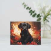 Carte Postale Flamme et Pétales ポストカード (スタンド正面)