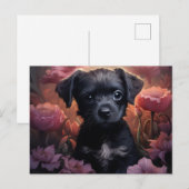 Carte Postale Fleur Épanouie Canine ポストカード (正面/裏面)