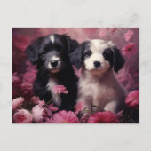 Carte Postale Fleur Mélodieuse du Chien ポストカード (正面)