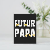 Carte Postale FUTUR PAPA avec ses poussins ポストカード (スタンド正面)