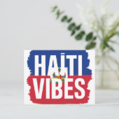 Carte postale Haïti Vibes | Souvenir tropical ポストカード (スタンド正面)