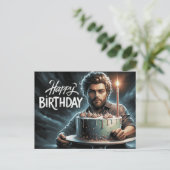 Carte Postale Happy Birthday 2026 -2 ポストカード (スタンド正面)