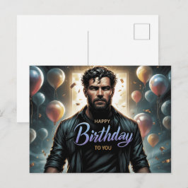 Carte Postale Happy Birthday 2026 -5 ポストカード