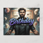 Carte Postale Happy Birthday 2026 -6 ポストカード (正面)