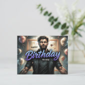 Carte Postale Happy Birthday 2026 -6 ポストカード (スタンド正面)