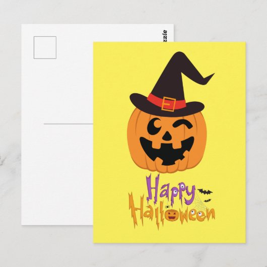 Carte Postale Happy Halloween !!! ポストカード (正面/裏面)