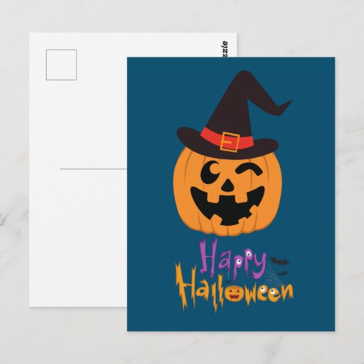Carte Postale Happy Halloween !!! ポストカード (正面/裏面)