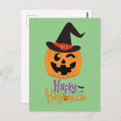 Carte Postale Happy Halloween !!! ポストカード (正面/裏面)