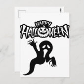 Carte postale Happy Halloween ポストカード (正面/裏面)