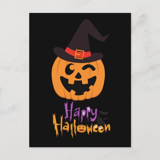 Carte Postale Happy Halloween !!! ポストカード (正面)