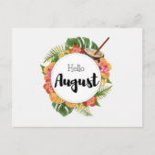 Carte Postale Hello August ポストカード (正面)