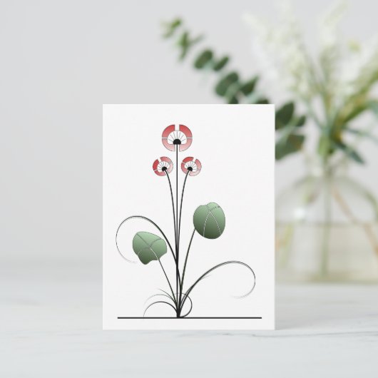 Carte postale Ikebana ポストカード (スタンド正面)