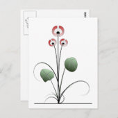 Carte postale Ikebana ポストカード (正面/裏面)