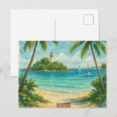 Carte postale Îlet du Gosier – Guadeloupe ポストカード (正面/裏面)