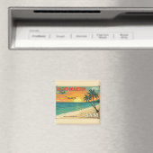 Carte postale illustrée “Saint-Martin SXM 97150” d マグネット (インサイチュ (食洗機))