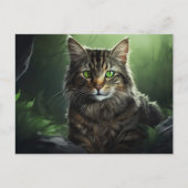 Carte postale In the Realm of Wild Cats ポストカード (正面)