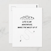 Carte Postale Inspirante  ポストカード (正面/裏面)