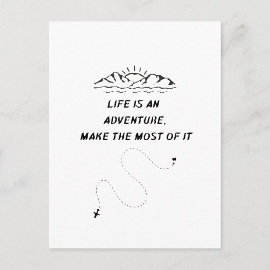 Carte Postale Inspirante  ポストカード (正面)