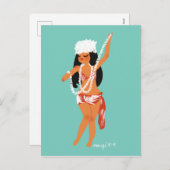 Carte postale Jeanne's Tiare シーズンポストカード (正面/裏面)