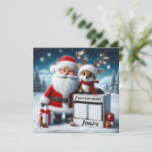 Carte Postale "Le Père arrive dans .." セーブザデート (スタンド正面)