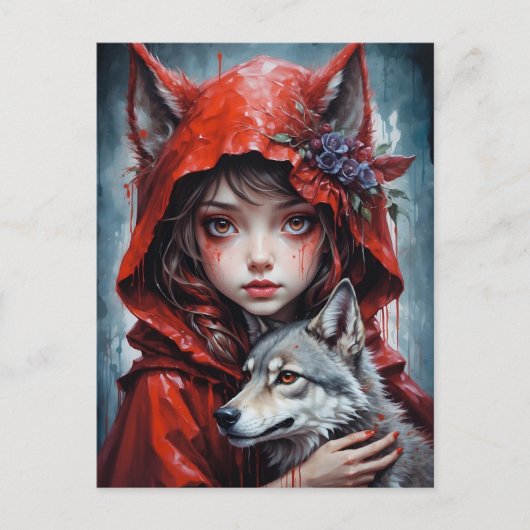 Carte Postale - Le petit chaperon rouge シーズンポストカード (正面)