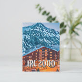 Carte Postale Les Arcs 2000 Station de ski ポストカード (スタンド正面)