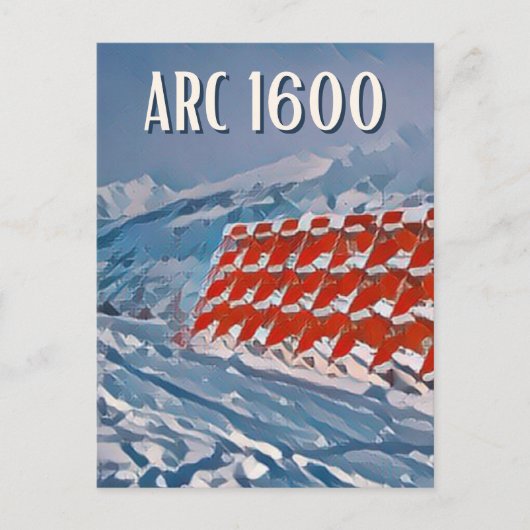 Carte Postale Les Arcs Station de ski  ポストカード (正面)