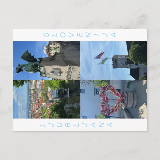 Carte postale Ljubljana ポストカード (正面)