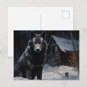 Carte postale Loup Série 1 ポストカード (正面/裏面)