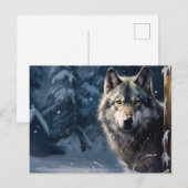 Carte postale Loup Série 1-3 ポストカード (正面/裏面)