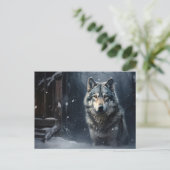 Carte postale Loup Série 1-4 ポストカード (スタンド正面)