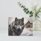 Carte postale Loup Série 1-5 ポストカード (スタンド正面)