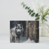 Carte postale Loup Série 1-6 ポストカード (スタンド正面)