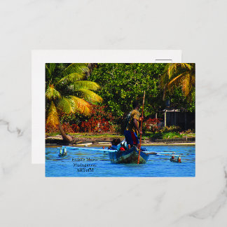 Carte postale Madagascar 箔シーズンポストカード