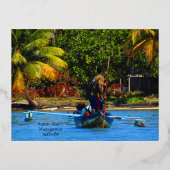 Carte postale Madagascar 箔シーズンポストカード (正面)