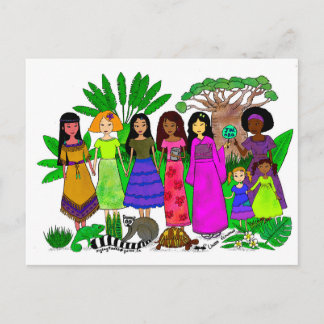 Carte postale Madagascar internationale ポストカード