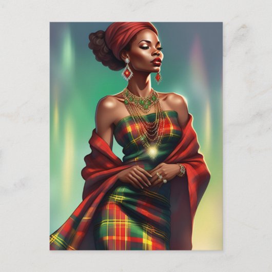 CARTE POSTALE MADRAS ポストカード (正面)