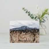 Carte postale Magog-Orford, Qc 箔シーズンポストカード (立ち正面)