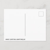 CARTE POSTALE MARTINIQUE ポストカード (裏面)