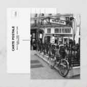 Carte Postale Métro Cadet  ポストカード (正面/裏面)